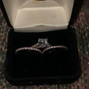 Women’s size 6 CZ 3 piece ring set